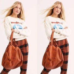 Free People Sid Distressed leather tote